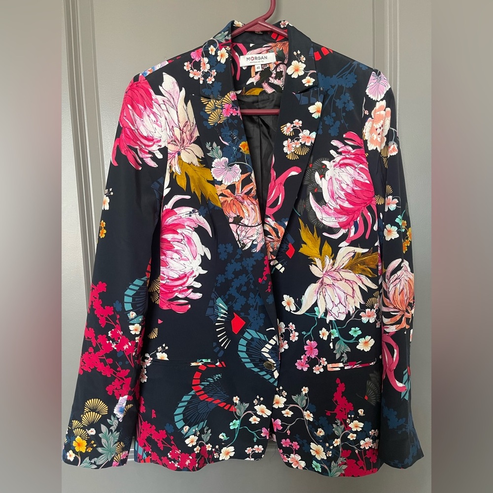 Morgan de Toi Vibrant Floral Blazer Barcelona Spain s-m